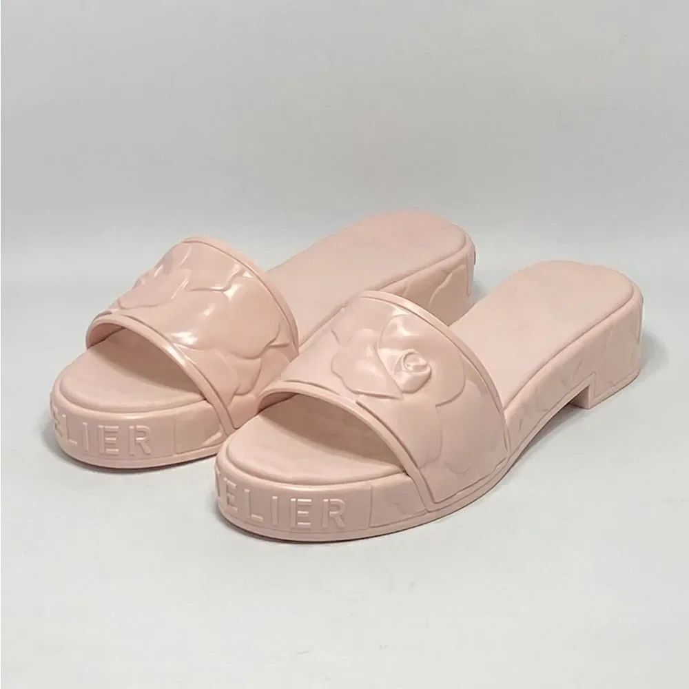 Valentino Garavani Platform Sculpted Poolside Mules size 37